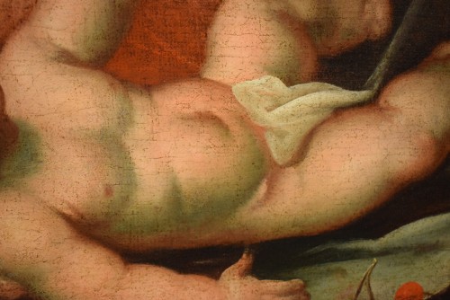 XVIIe siècle - Vierge à l'Enfant - Italie Émilie début du XVIIe